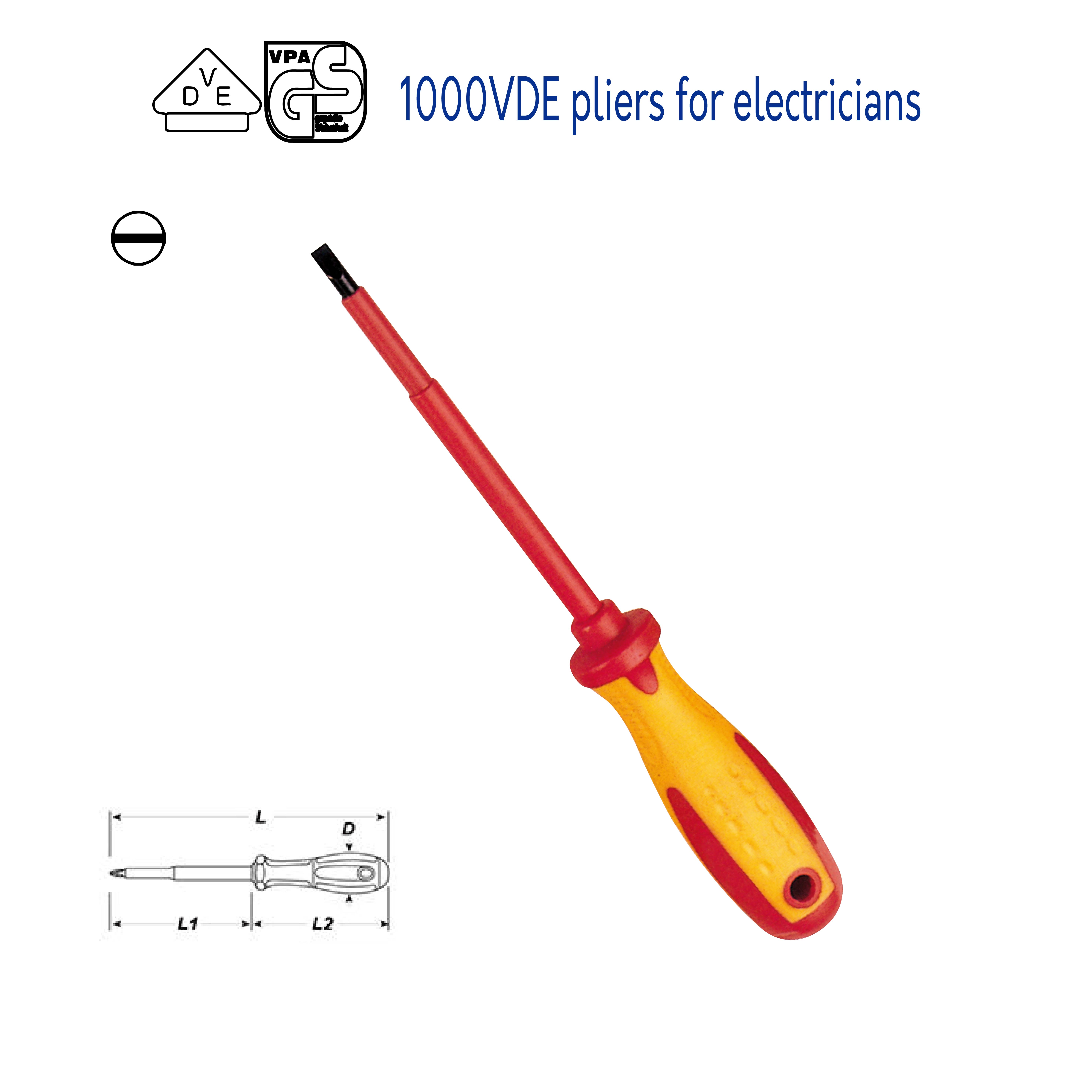 1000V 絕緣 VDE 螺絲起子